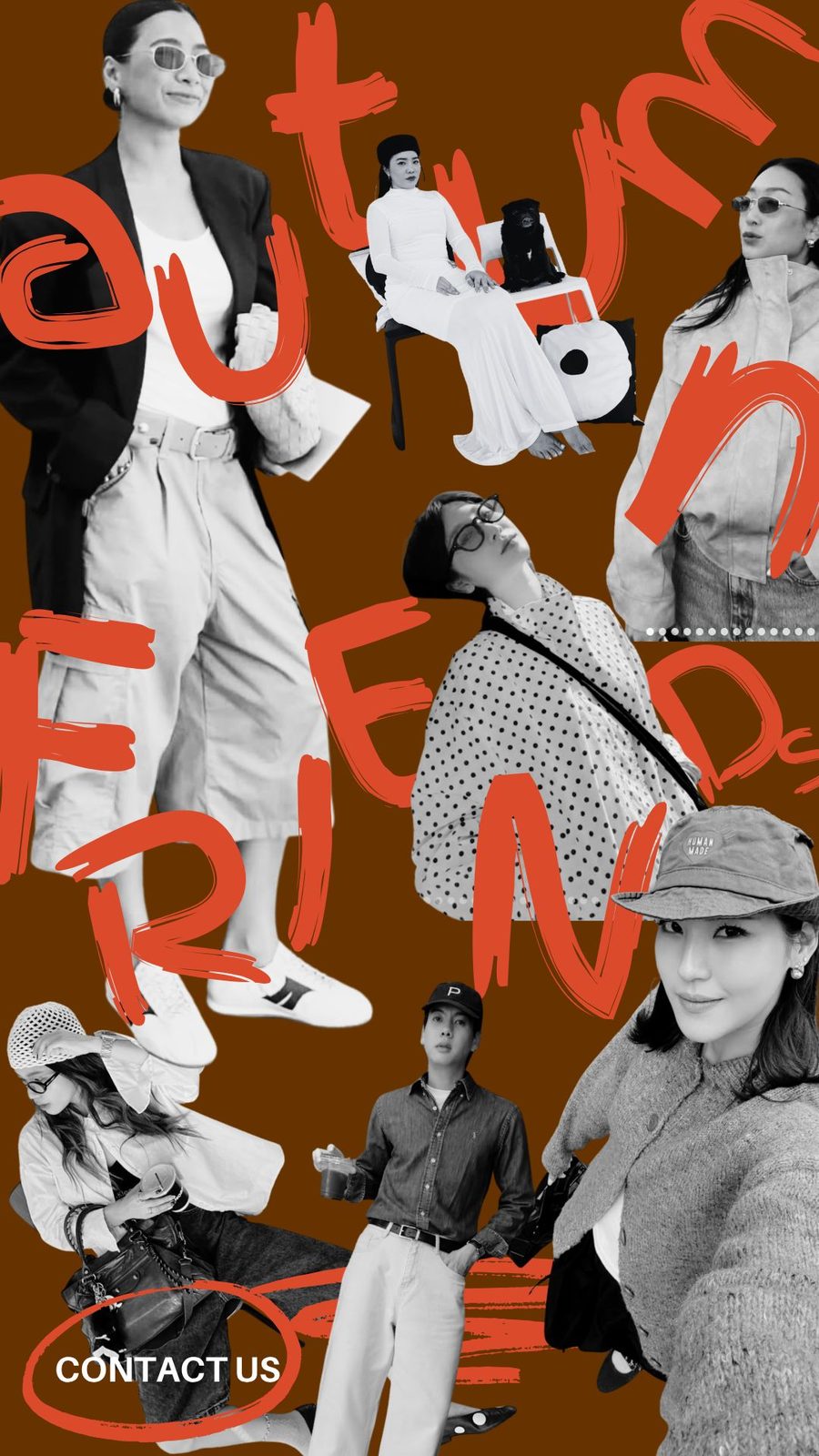 autumnFRIENDS creator collage